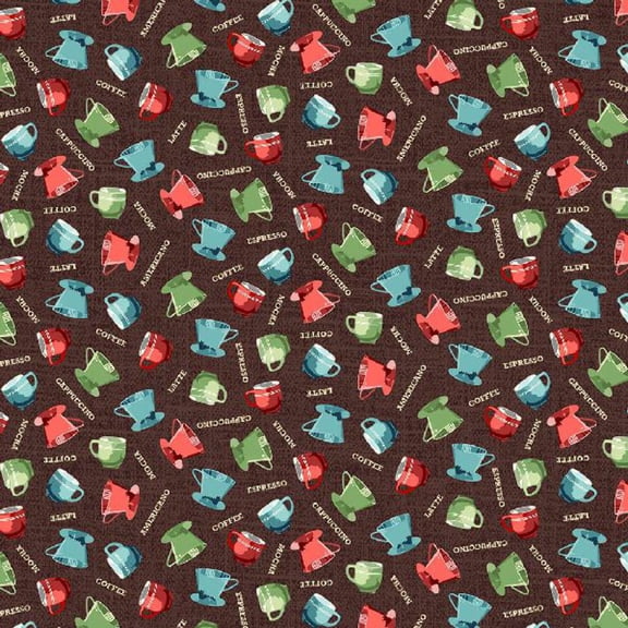 Know Your Coffee Cotton Fabric