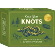 Know Your Knots Learn the Best Knots for Outdoor Adventures - 30 Cards and 2 Ropes Other