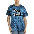 thumbnail image 1 of Know Your Worth Retro Style. Tie Dye Crystal Women -Image by Shutterstock, Female Small, 1 of 4