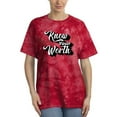 thumbnail image 1 of Know Your Worth Retro Style. Tie Dye Crystal Women -Image by Shutterstock, Female x-Large, 1 of 4
