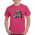 thumbnail image 1 of Know Your Worth Slogan T-Shirt Men -Image by Shutterstock, Male Small, 1 of 4