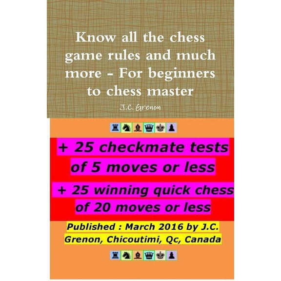 Know all the chess rules and much more (Paperback)