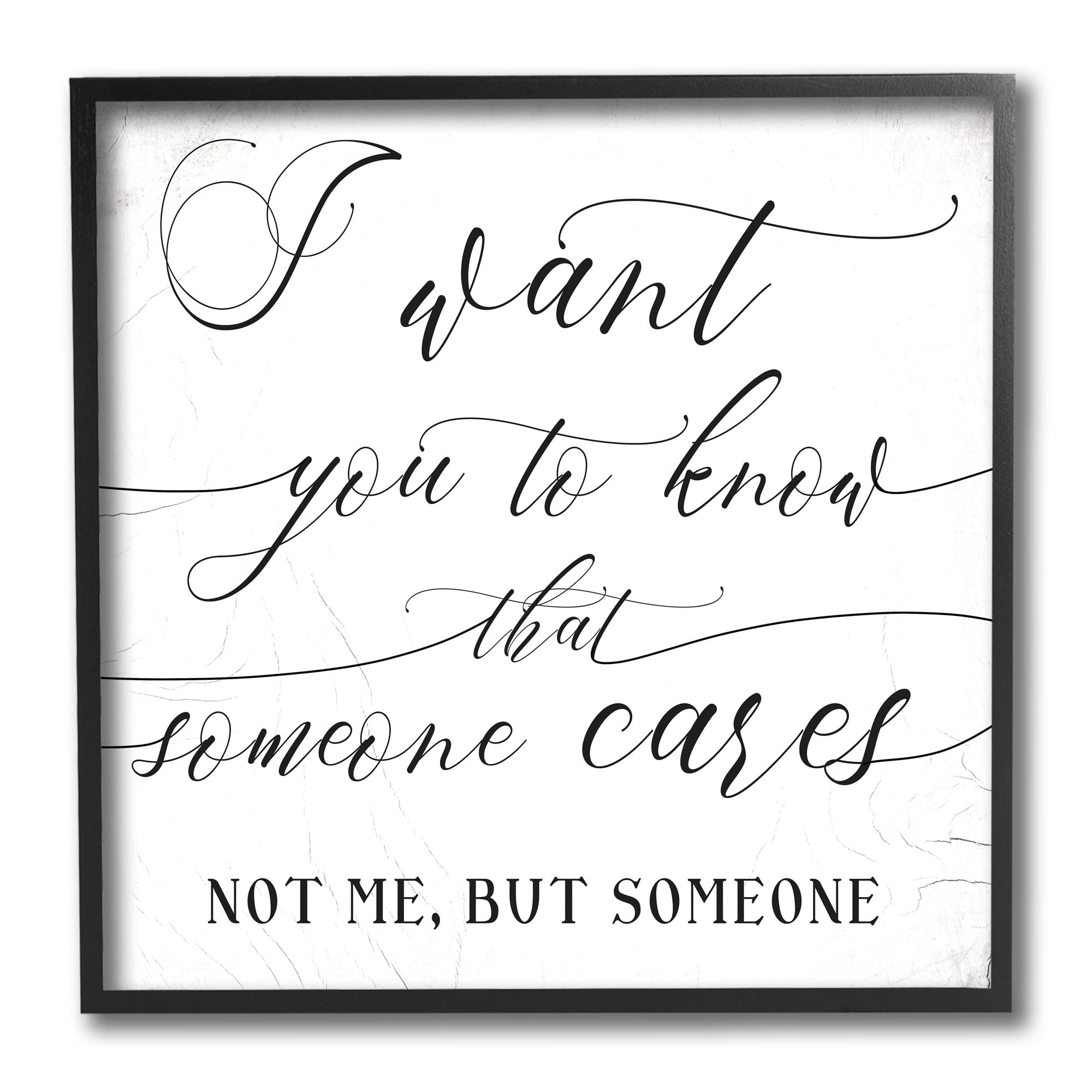 Stupell Industries Know that Someone Cares Quote Humorous Friendship ,12 x 12,Designed by Daphne Polselli