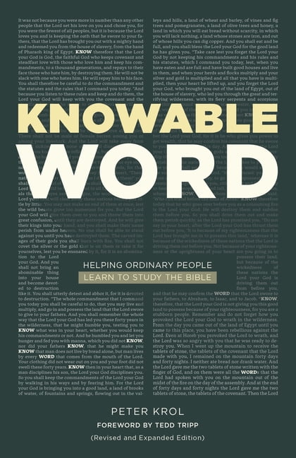 Knowable Word: Helping Ordinary People Learn to Study the Bible, (Paperback)