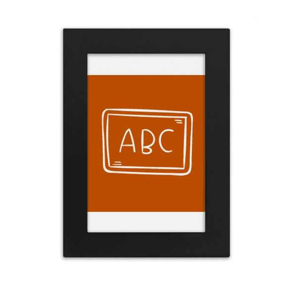 Knowledge Display English Alphabet Blackboard Desktop Photo Frame Picture Display Art Painting Exhibit