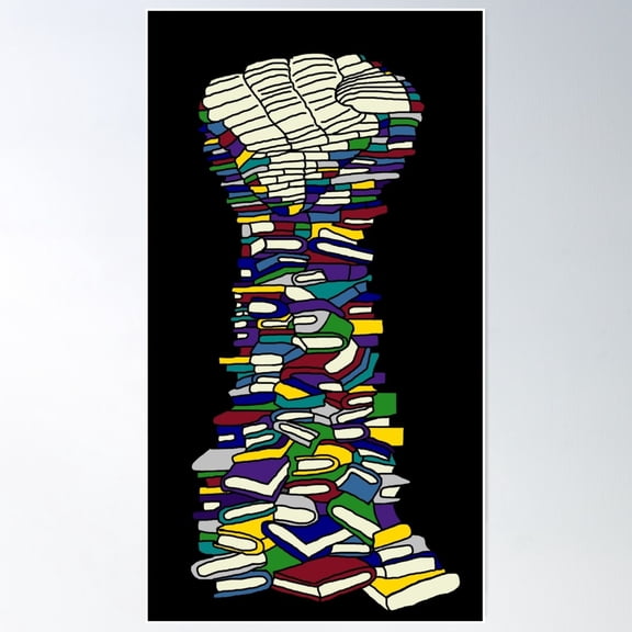 Knowledge Is Power Poster Wall Art, Modern Wall Decor For Living Room Bedroom, 24x36 UNFRAMED