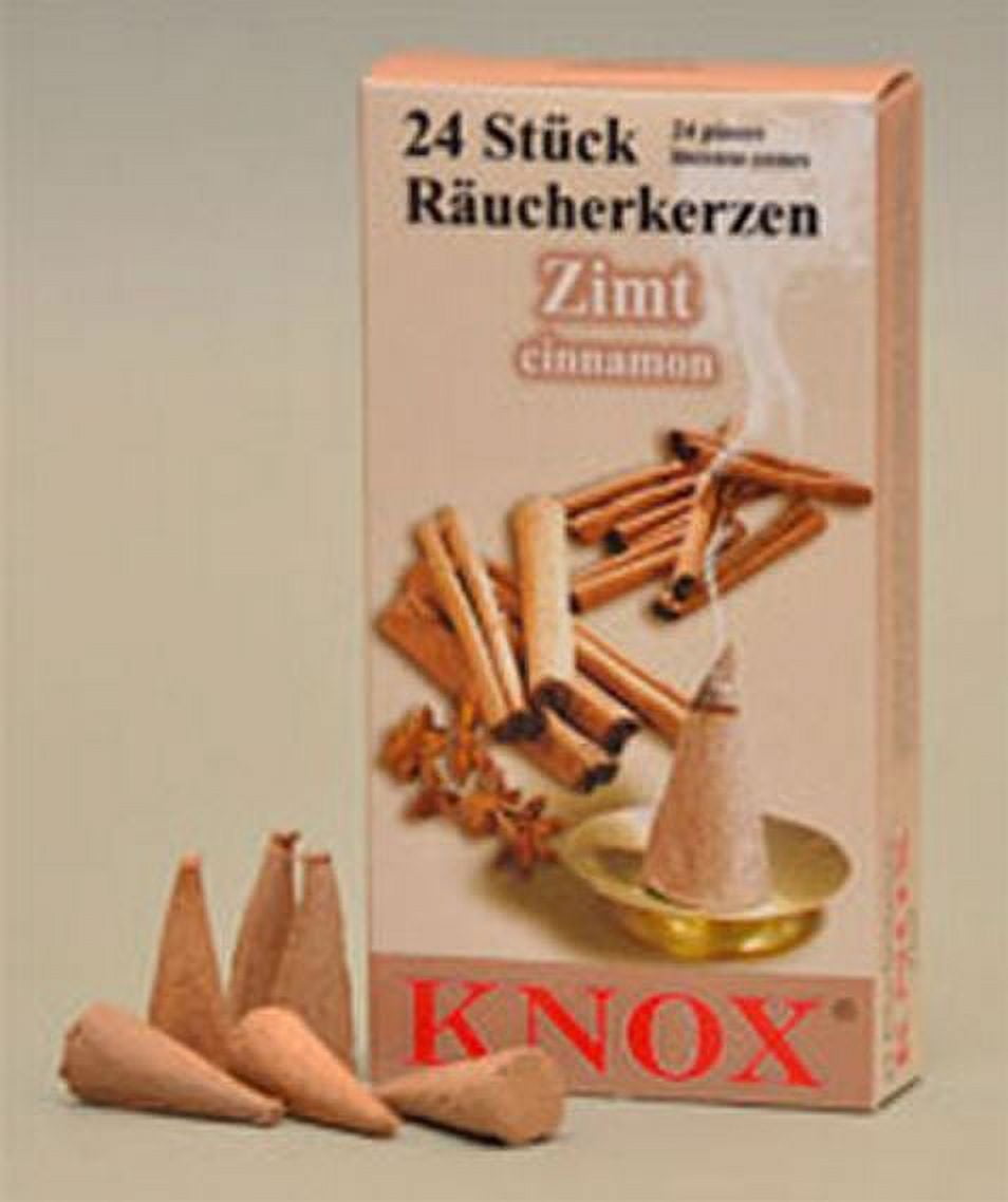 Knox Cinnamon Scent German Incense Cones Made in Germany for Christmas Smokers