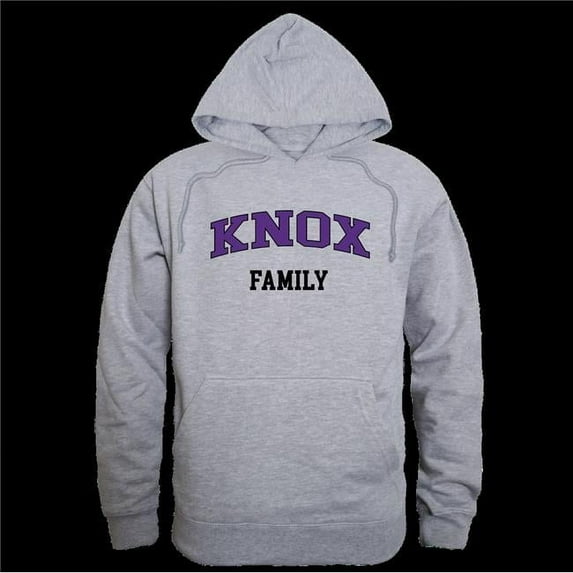 Knox College Prairie Fire Family Hoodie, Heather Grey - Medium
