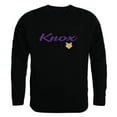 thumbnail image 1 of Knox College Prairie Fire Script Crewneck Sweatshirt, Black - Small, 1 of 1