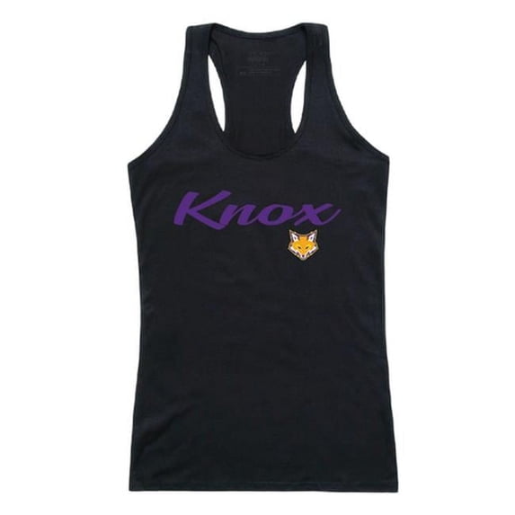 Knox College Prairie Fire Script Tank Top, Black - 2XL