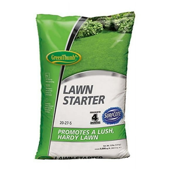 Knox Fertilizer 225493 5000 sq ft. Green Thumb Coverage, 20-27-5 Lawn Starter for New Lawns