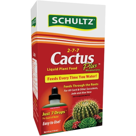 Knox Fertilizer Schultz Cactus Plus Liquid Plant Food - Pack of 4