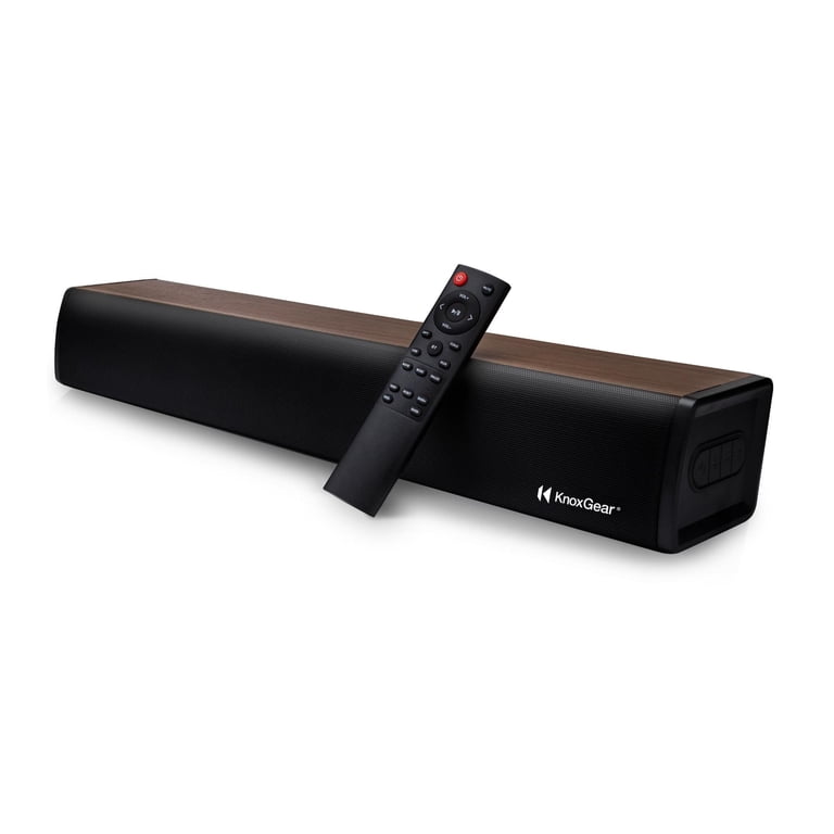 Knox Gear 60-Watt Compact Wireless 2.0ch Soundbar with Bluetooth