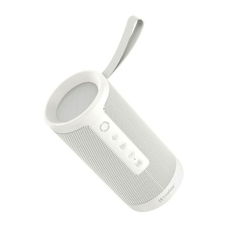 Knox Gear Beatnik Portable Bluetooth Speaker IPX5 Waterproof Speaker (White)