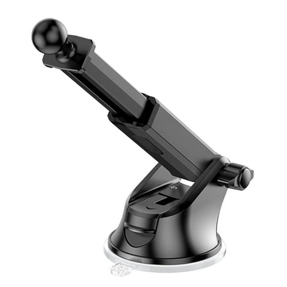 Knox Gear GPS Suction Cup Mount with Lightweight ASB and Silicone Design, Adjustable Height, and Pivoting Arm (Black)