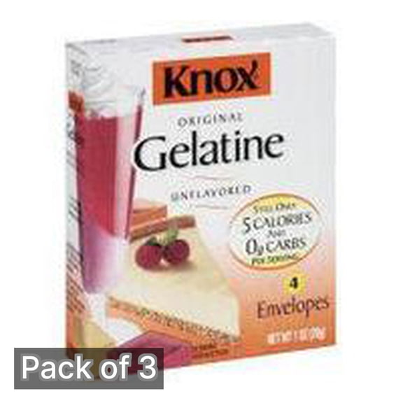 Knox Original Unflavored Gelatin (Pack of 3)