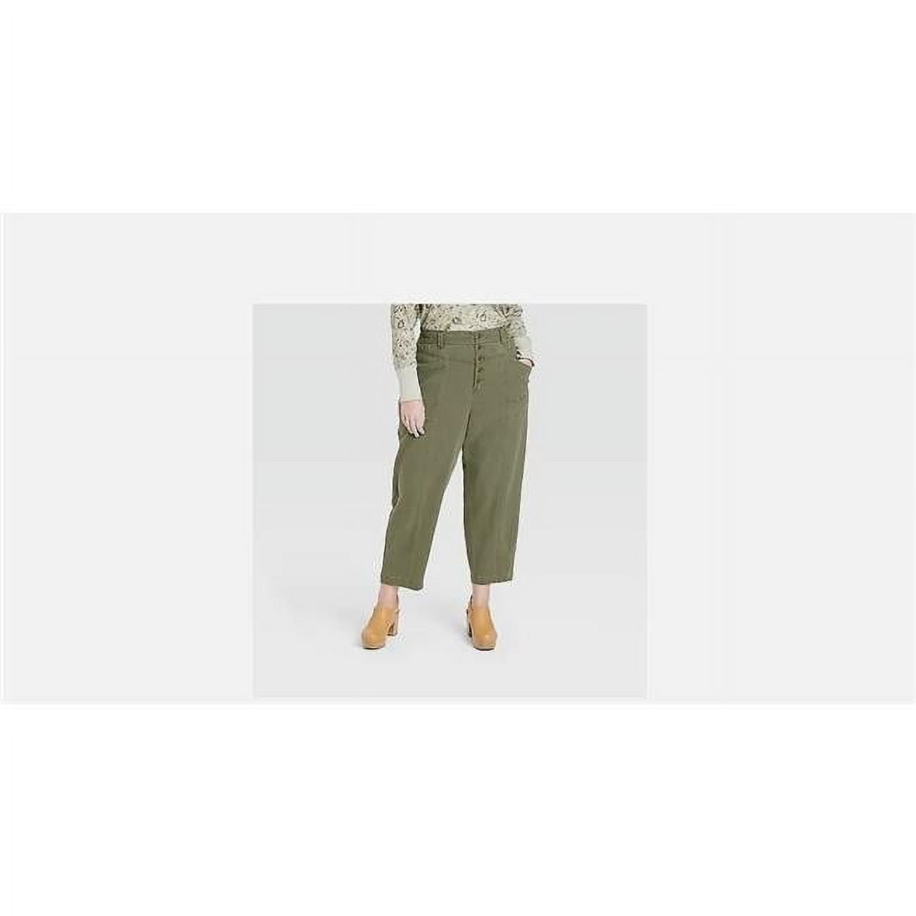 Knox Rose  Women's Mid-Rise Tapered Fit Pants - Knox Rose