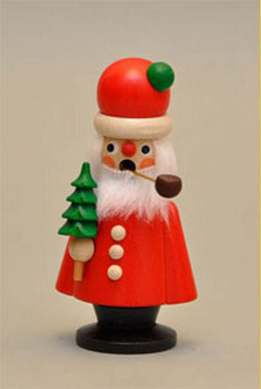 Knox Small Father Christmas Santa Wooden Incense Smoker Made in Germany