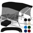 thumbnail image 1 of Knox T31C-Z3 61-66 in. Universal 3 Bow Bimini Top Replacement Canvas & Mesh Side Blocks - Black, 1 of 7