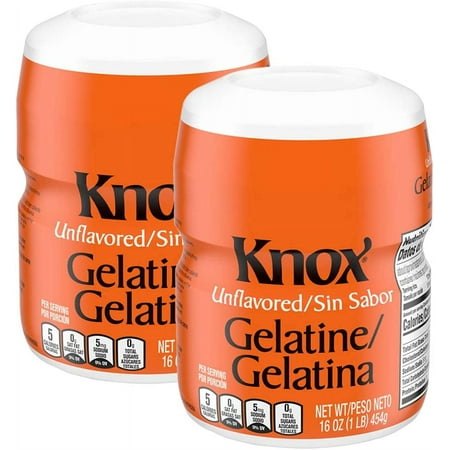 KNOX Unflavored Gelatin, 16 oz. (Pack of 2)