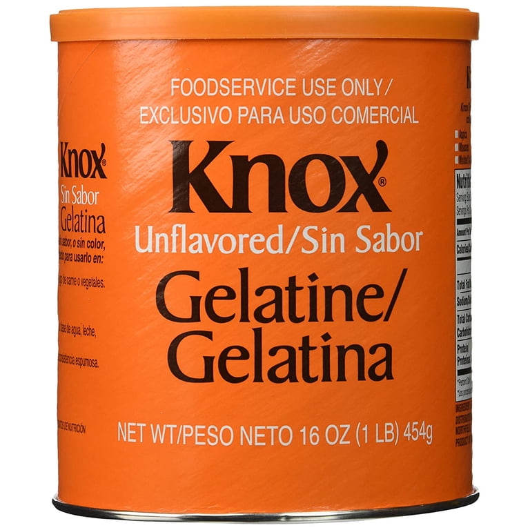 Knox Unflavored Gelatine, 16 Oz (Pack of 3), Ideal for Various