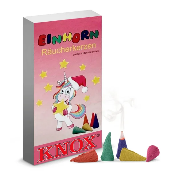 Knox Unicorn Fruit German Incense Cones - Einhorn