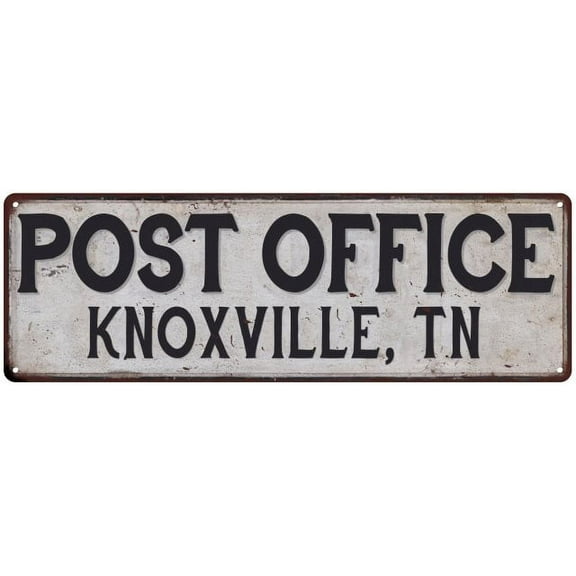 Knoxville, Tn Post Office Sign Vintage 6x18 206180011119