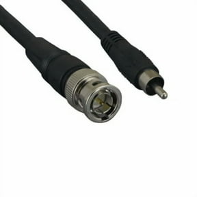 Kntk 3 Ft Bnc To Rca Composite Video Cable Shielded For Cctv Vcr Tv Broadcast