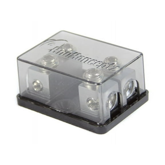 KnuKonceptz Bassik 2 Way 4 - 8 Gauge Fused Distribution Block with Fuses