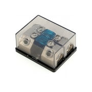 KnuKonceptz Bassik 2 Way Mini ANL Fuse Distribution Block - 1/0 Gauge to 1/0 or 4 Gauge - 60 Amp
