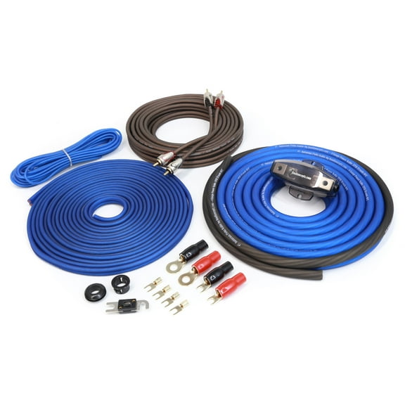 KnuKonceptz Complete 4 Gauge OFC Amplifier Installation Wiring Kit