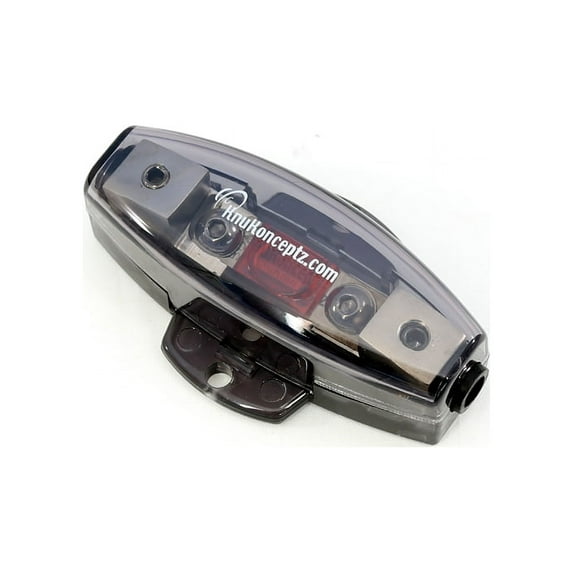 KnuKonceptz In Line 4 / 8 Gauge Mini-ANL Fuse Holder with fuse
