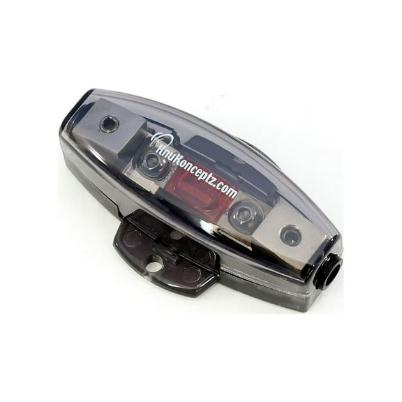 KnuKonceptz In Line 4 / 8 Gauge Mini-ANL Fuse Holder with fuse
