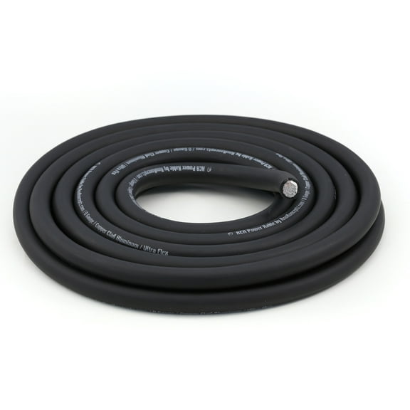 KnuKonceptz KCA Kable 4 Gauge Ultra Flex Black CCA Power Wire / Ground Cable