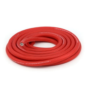 KnuKonceptz Kolossus Flex Kable 1/0 Gauge Red OFC Power Wire /Ground Cable