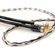 KnuKonceptz Krux Kable 1M Interlaced 3D Copper Twisted Pair RCA Cable