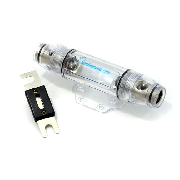KnuKonceptz Waterproof 0 Gauge In Line ANL Fuse Holder with Fuse