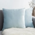 thumbnail image 1 of Knubmt 2 Pcs Decorate Soft Velvet Throw Pillow Covers Solid Square Pillow Cases Cushion Covers for Sofa Car Office Living Room, 20x20inch, 1 of 6