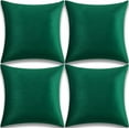 thumbnail image 1 of Knubmt 4 Pack Decorative Square Throw Pillow Covers with Zipper, Solid Pillow Case Soft Thick Velvet Cushion Case for Couch Sofa Bed，24 x 24 Inch, 1 of 7