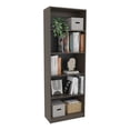 thumbnail image 1 of Knubmt 5 Shelves Wood Bookeshelf Bookcase Book Display Storage Rack for Living Room, Office, Dark Brown, 1 of 7