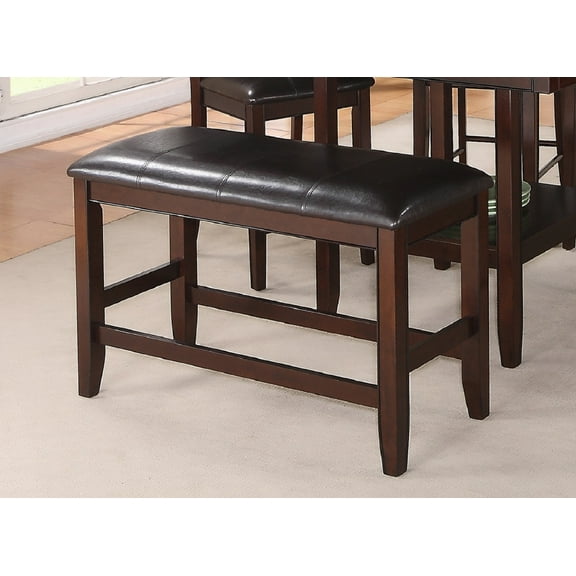 Knubmt Faux Leather Seat Bench for Home, Dining Room
