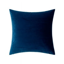Knubmt Pack of 1 Solid Color Throw Pillow Cover Decorative Cushion Case Soft Velvet Pillow Case for Couch Sofa Bed Chair, 16x16 inch