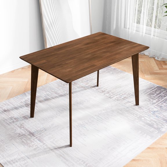 Knubmt Rectangle Dining Desk Wood Dining Table for Living Room, Dining Room, Kitchen