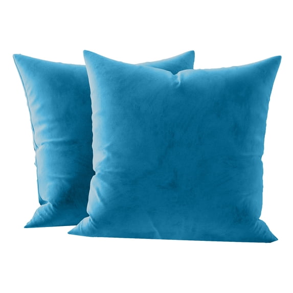 Knubmt Set of 2 Decorative Throw Pillow Covers Soft Velvet Square Cushion Covers for Couch Sofa Bed Car, 20 x 20inch