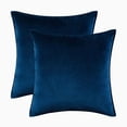 thumbnail image 1 of Knubmt Set of 2 Soft Velvet Throw Pillow Cover Decorative Cushion Cover Pillow Case for Sofa Couch Chair Bed, 18x18 inch, 1 of 6