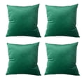 thumbnail image 1 of Knubmt Set of 4 Throw Pillow Covers Decorative Square Solid Thick Velvet Super Soft Cushion Cases for Sofa Couch Living Room Office, 20 x 20inch, 1 of 9