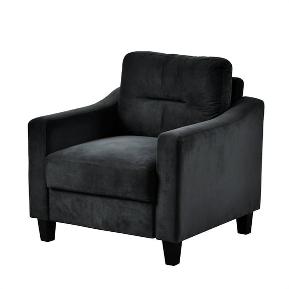 Knubmt Single Seat Sofa Chair Velvet Accent Chair Arm Chair for Living Room Bedroom Office