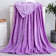 thumbnail image 1 of Knubmt Soft Fleece Blanket Lightweight Breathable Plush Blankets for Bed, Sofa, Couch, Chair, Sofa, 78"x90", 1 of 8