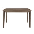 thumbnail image 1 of Knubmt Wooden Tabletop Dining Table Rectangular Dining Desk for Kitchen, Dining Room, Living Room, Brown, 1 of 5