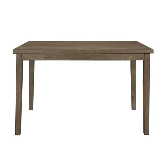 Knubmt Wooden Tabletop Dining Table Rectangular Dining Desk for Kitchen, Dining Room, Living Room, Brown